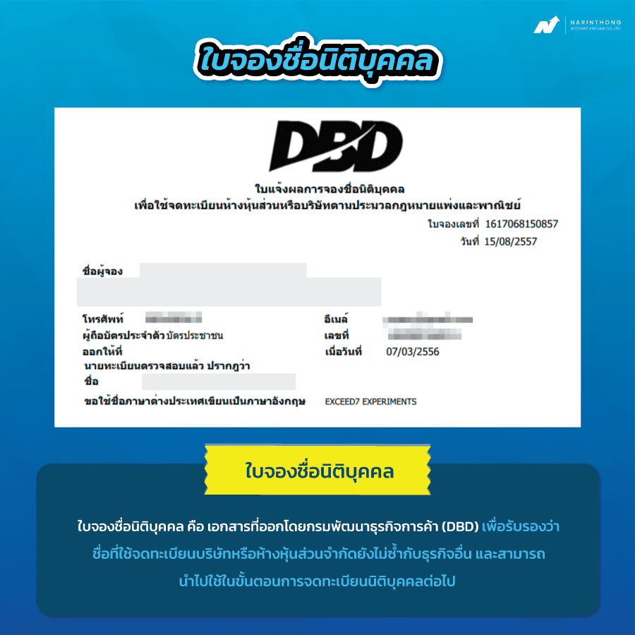 จดบริษัทใช้เอกสารอะไรบ้าง