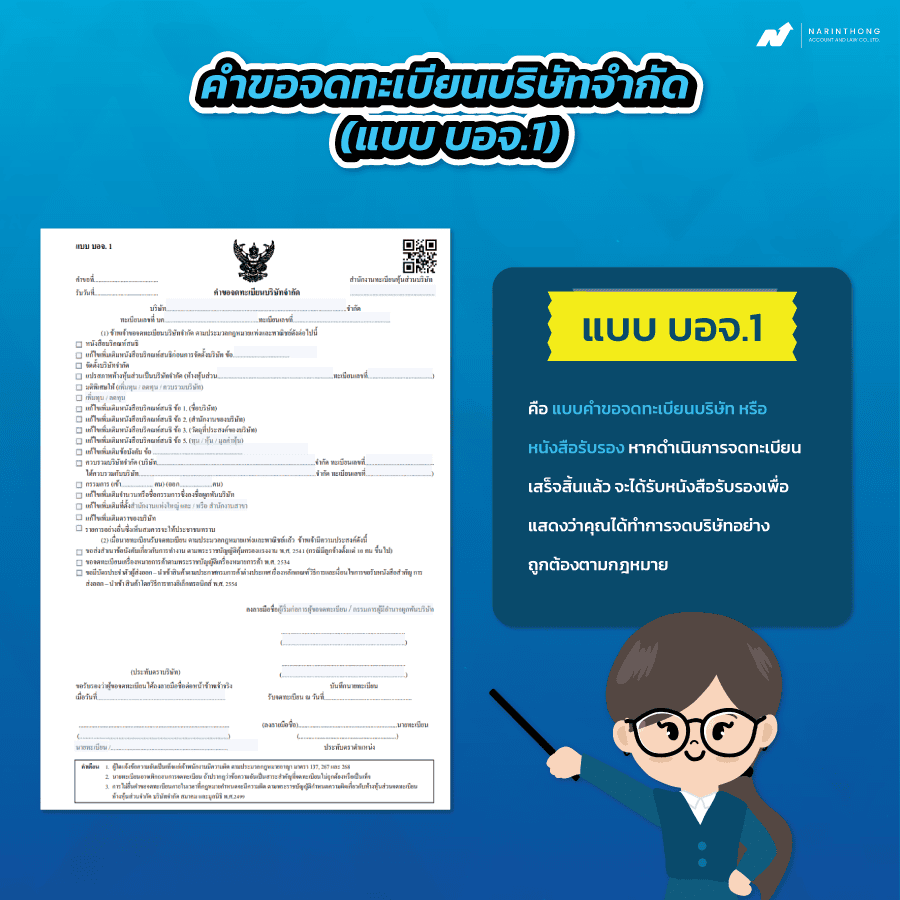 ใบจองชื่อนิติบุคคล