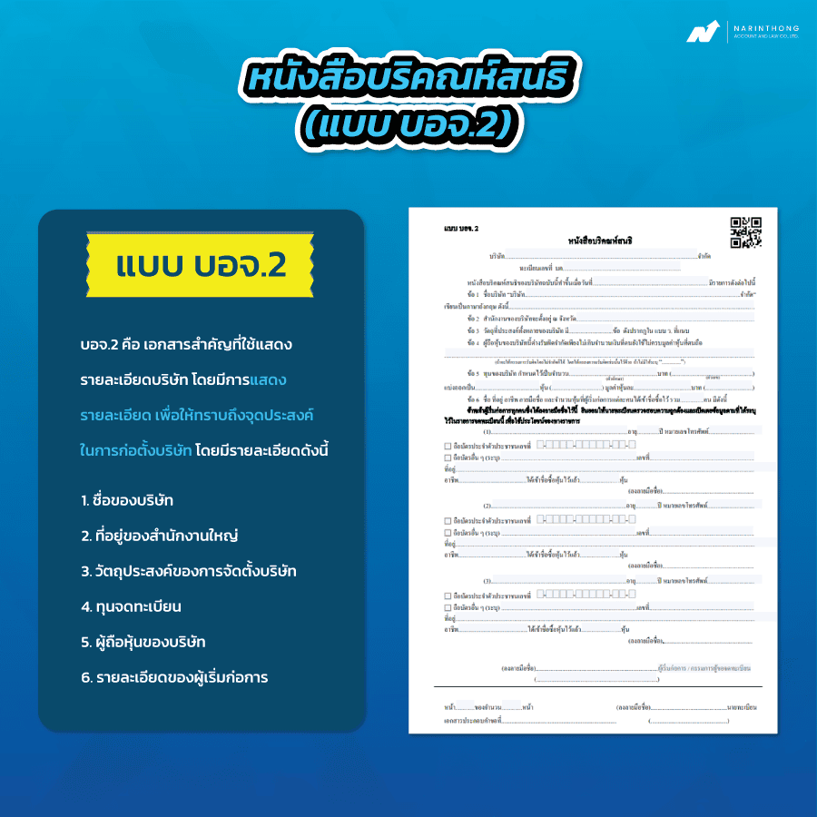 จดบริษัทใช้เอกสารอะไรบ้าง