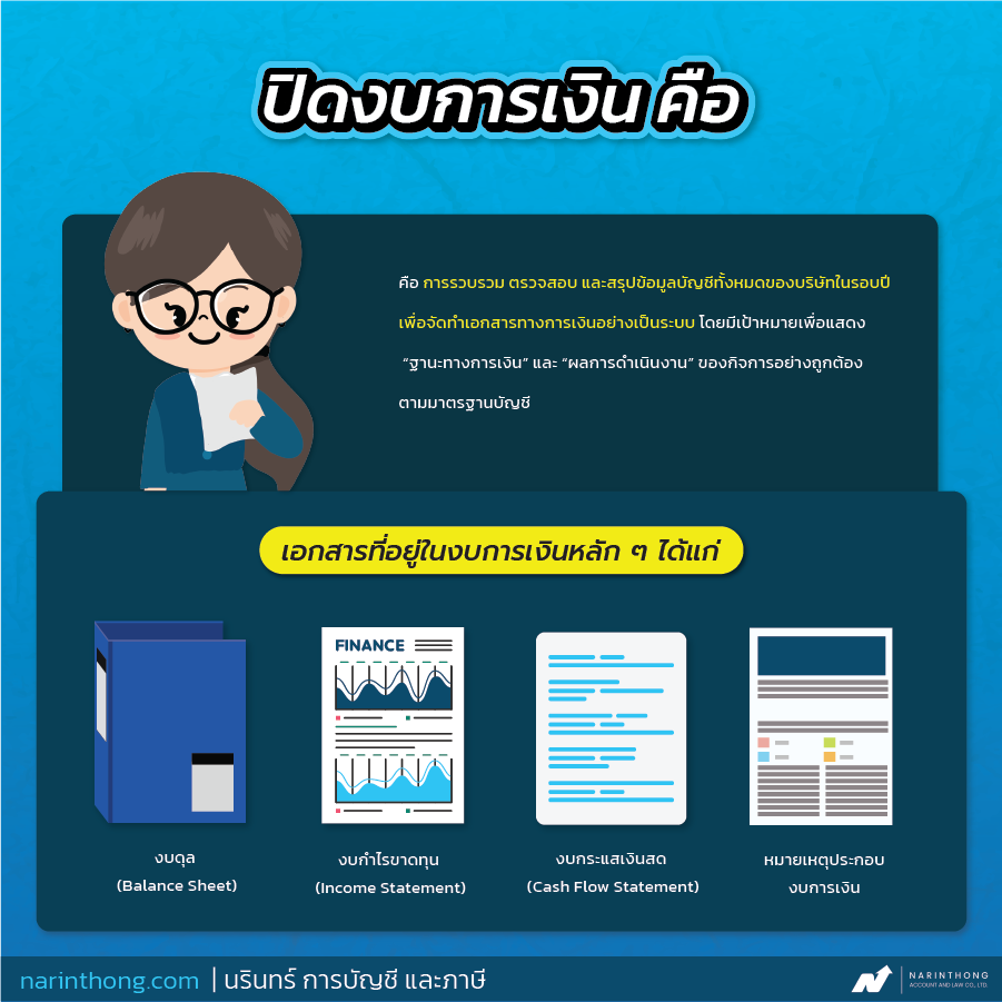 ประโยชน์ของการปิดงบการเงิน