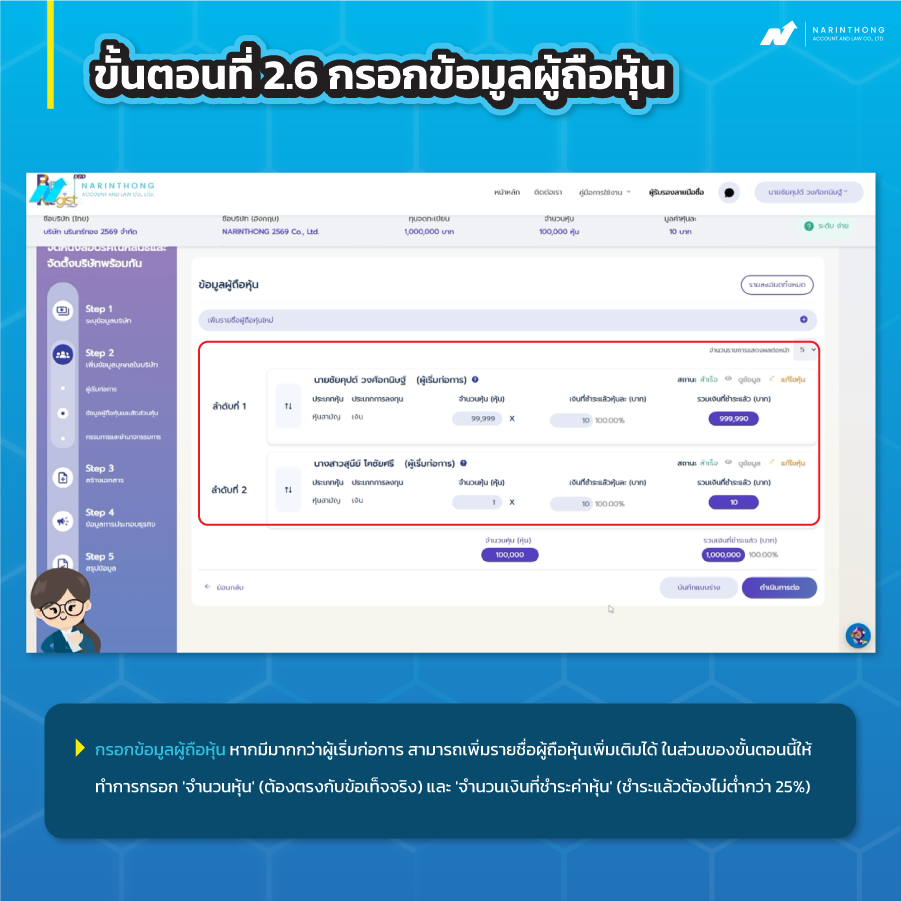 จดบริษัทออนไลน์