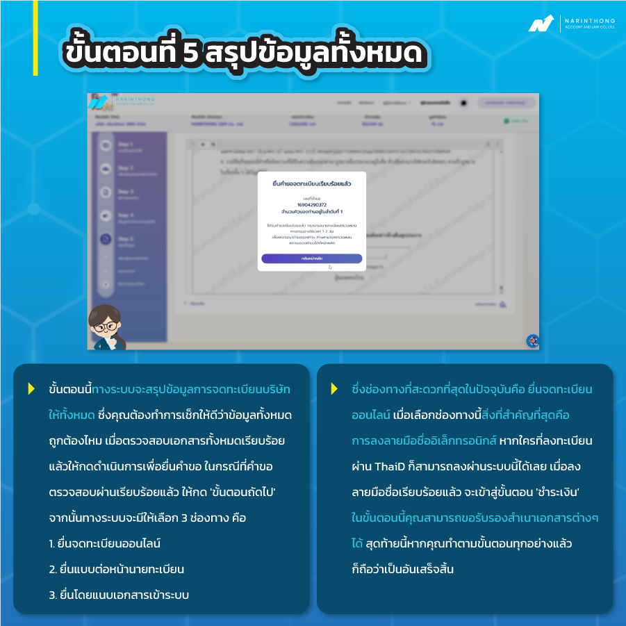 จดบริษัทออนไลน์