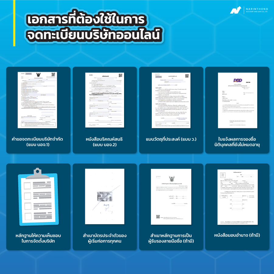 จดบริษัทออนไลน์